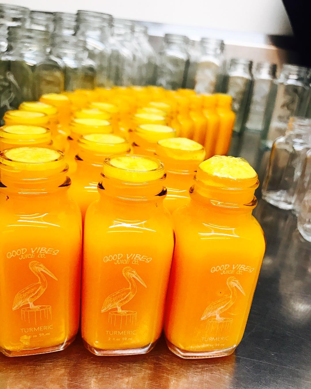 Order Turmeric Shot food online from Good Vibes Juice Co store, Largo on bringmethat.com