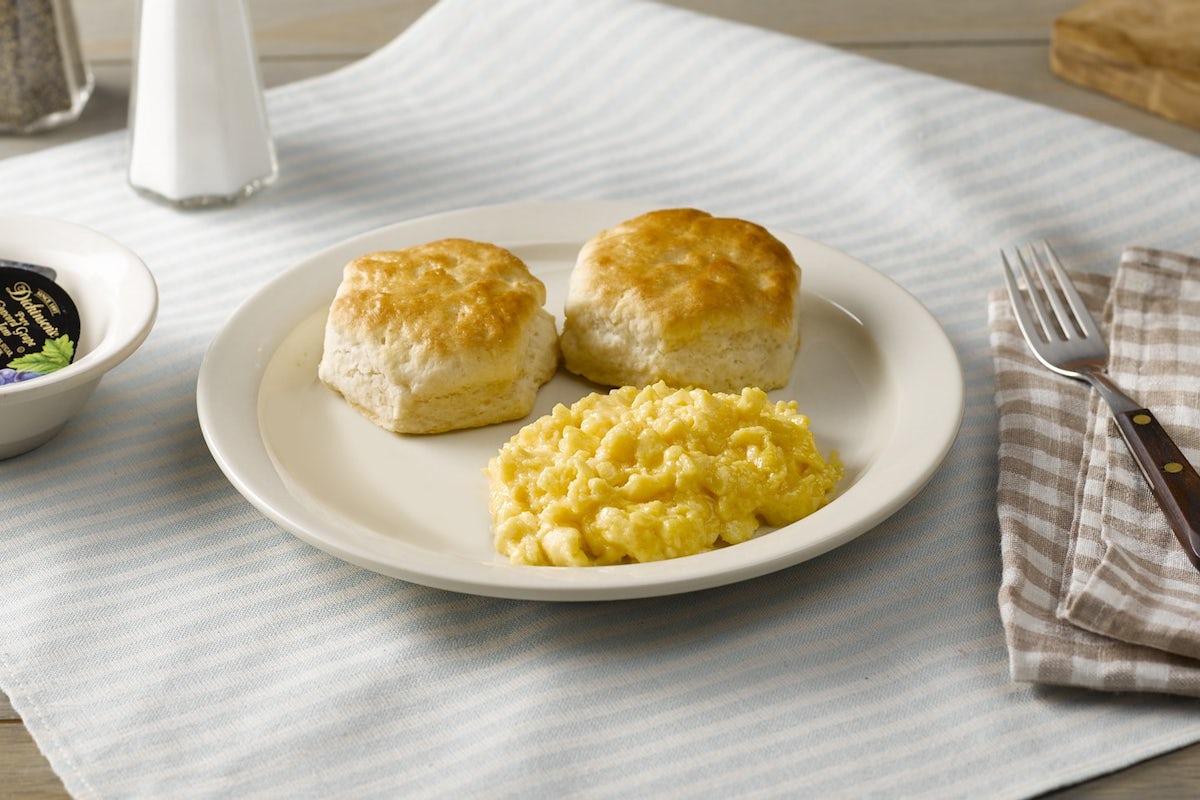 Order Two Eggs n' Biscuits food online from Cracker Barrel store, Rochester on bringmethat.com