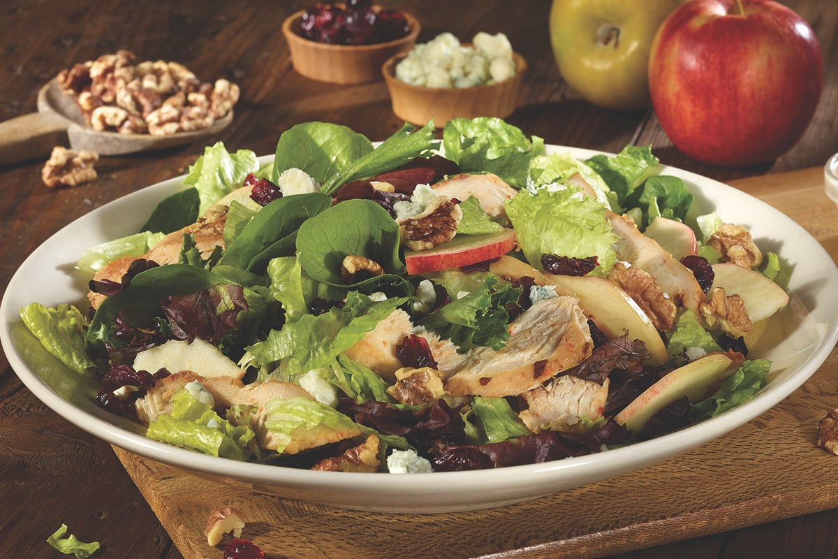 Order *GS* ROASTED CHICKEN & APPLE WALNUT SALAD food online from Old Chicago 66 store, Lakewood on bringmethat.com