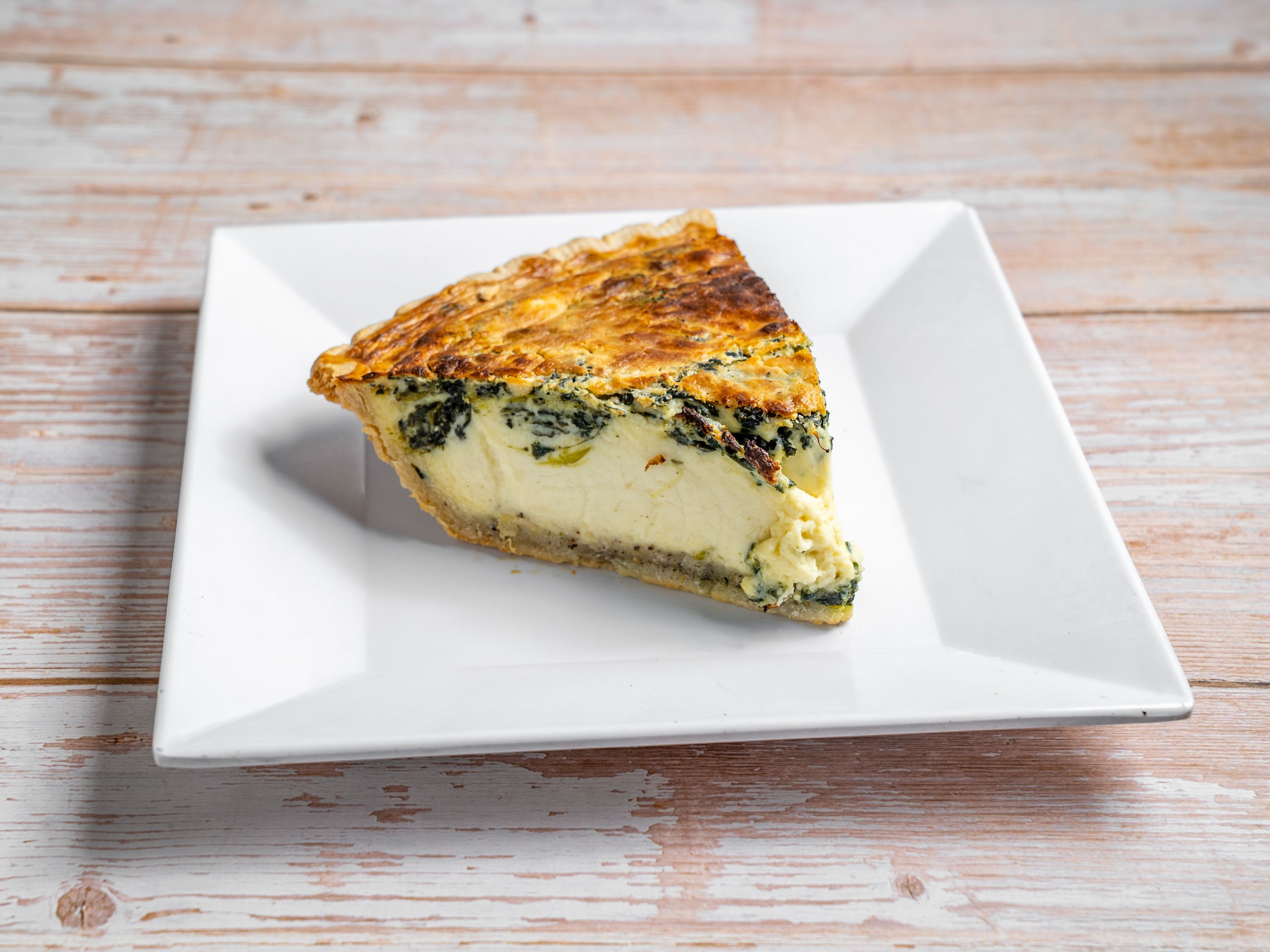 Order Spinach Quiche food online from NYC Bagel and Coffee House store, Queens on bringmethat.com