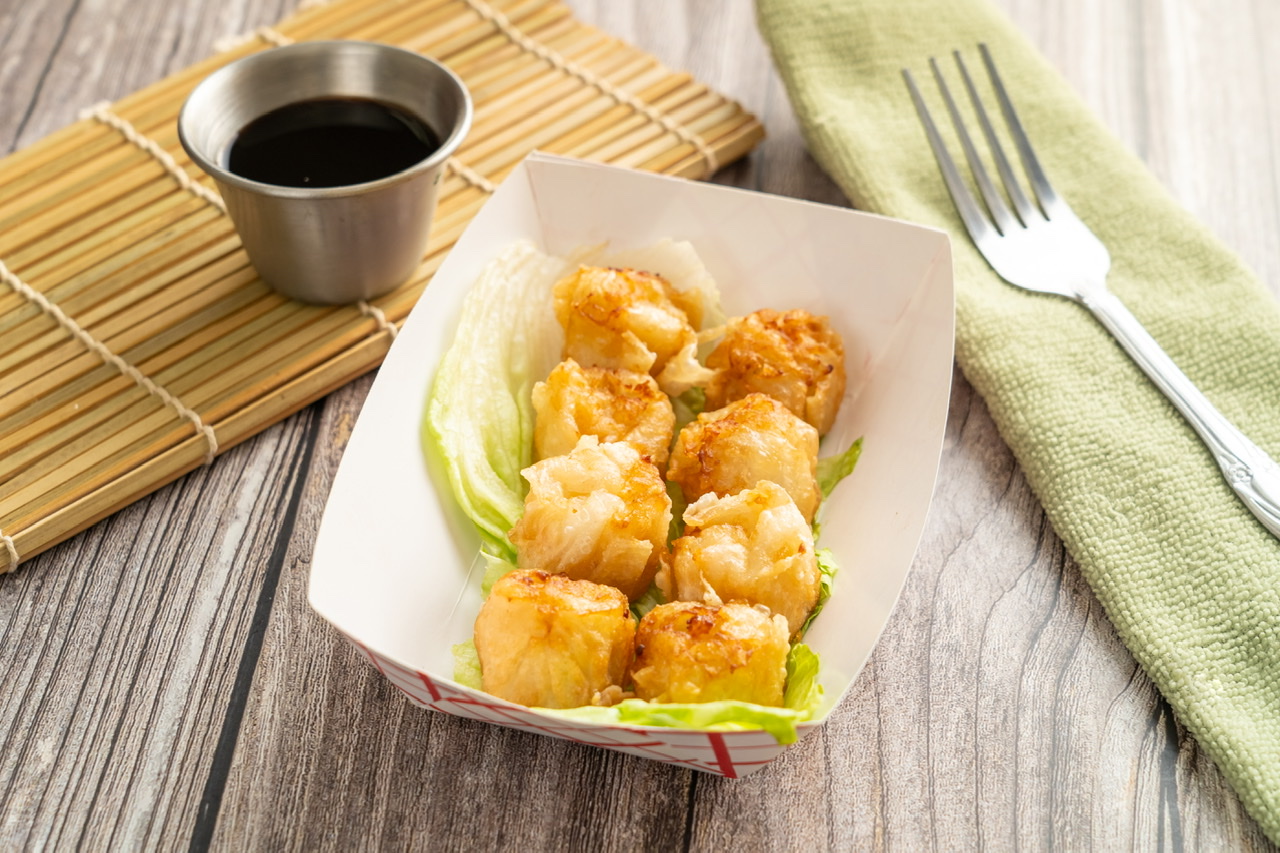 Order Shrimp Shumai ( Shrimp Dumpling 8 pcs) food online from Mr. Yummy Taco store, Queens on bringmethat.com