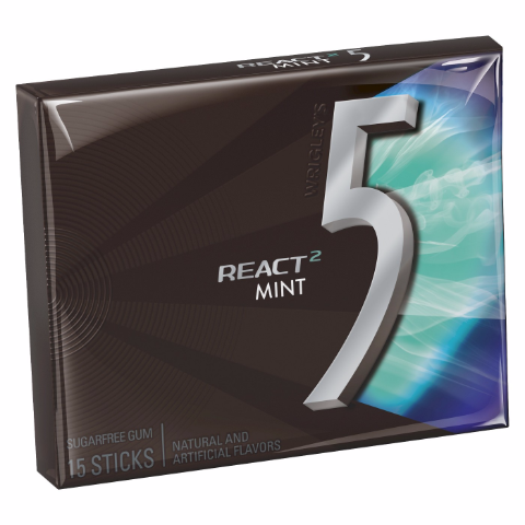 Order 5 React Mint Gum 15 Count food online from 7-Eleven store, Natick on bringmethat.com