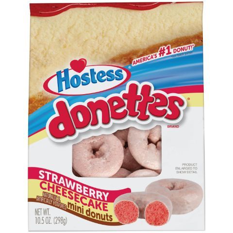 Order Hostess Donettes Bag Strawberry Cheesecake 10.5oz food online from 7-Eleven store, Natick on bringmethat.com