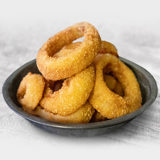 Order Side Jumbo Onion Rings food online from Hurricane Grill & Wings store, Syosset on bringmethat.com