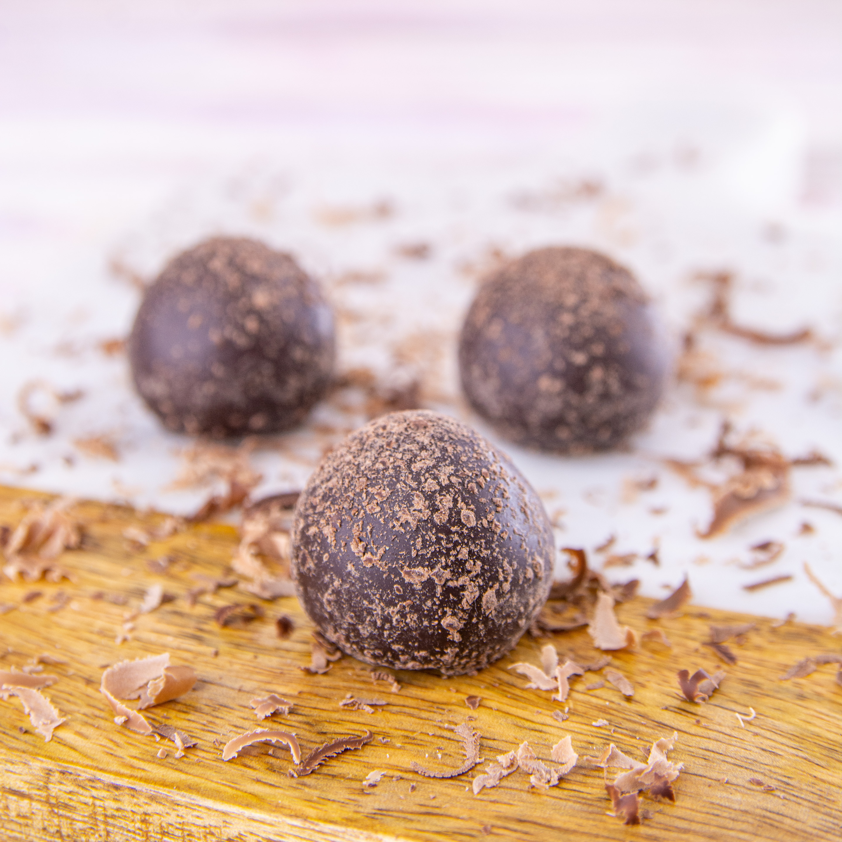 Order Chocolate Bite-Size Truffle, Dark Chocolate food online from Wockenfuss Candies store, Columbia on bringmethat.com