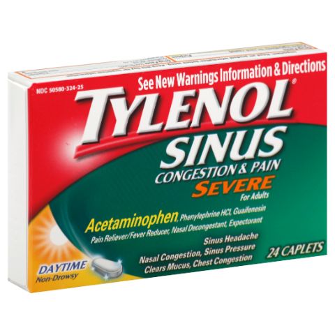 Order Tylenol Sinus Congestion & Pain 24 count food online from 7-Eleven store, Natick on bringmethat.com