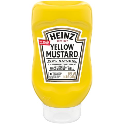 Order Heinz Yellow Mustard 14oz food online from 7-Eleven store, Natick on bringmethat.com
