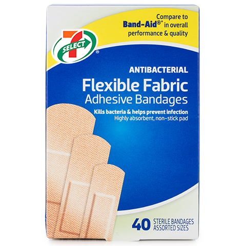 Order Flexible Fabric Adhesive Bandages 40 Count food online from 7-Eleven store, Lynchburg on bringmethat.com