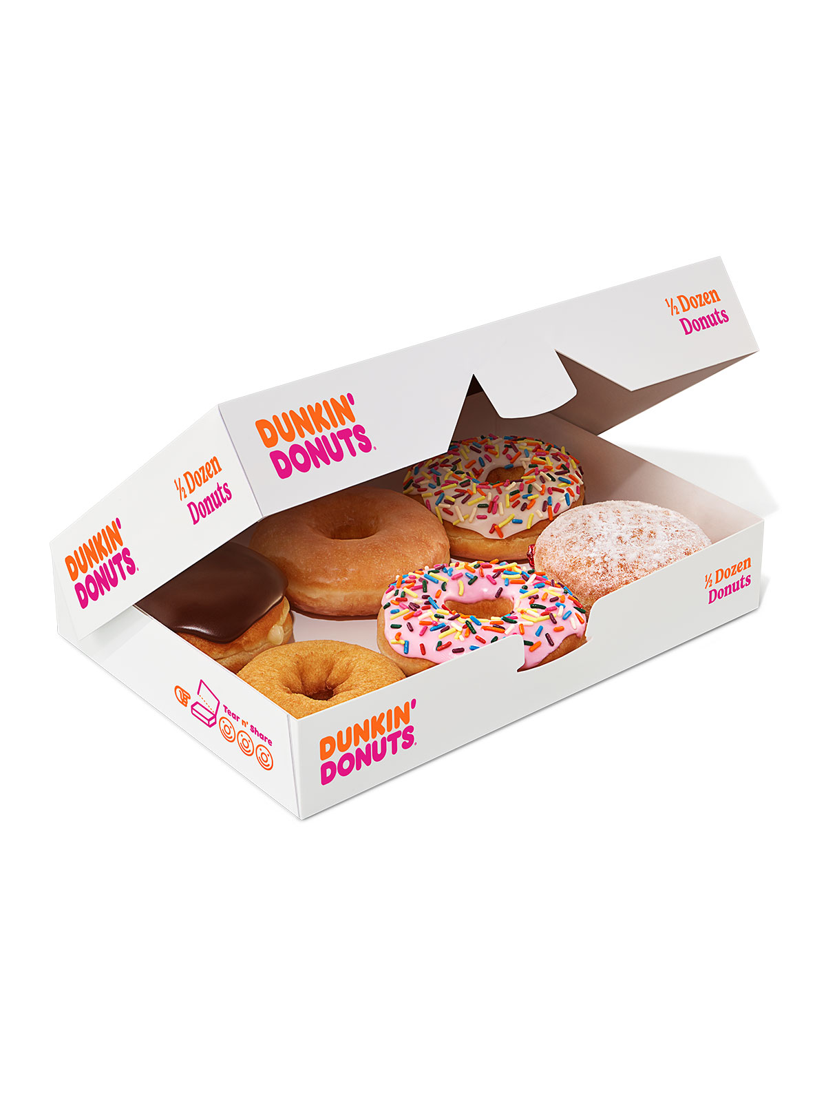 Order Half Dozen Donuts food online from Dunkin' store, Pawtucket on bringmethat.com