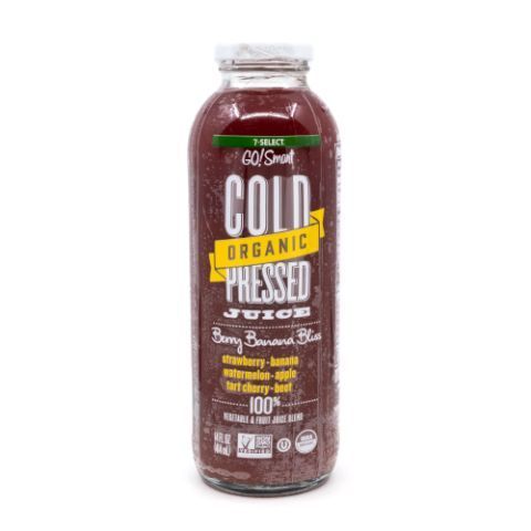 Order 7-Select Organic Cold Pressed Berry Banana Bliss 14oz food online from 7-Eleven store, Lynchburg on bringmethat.com