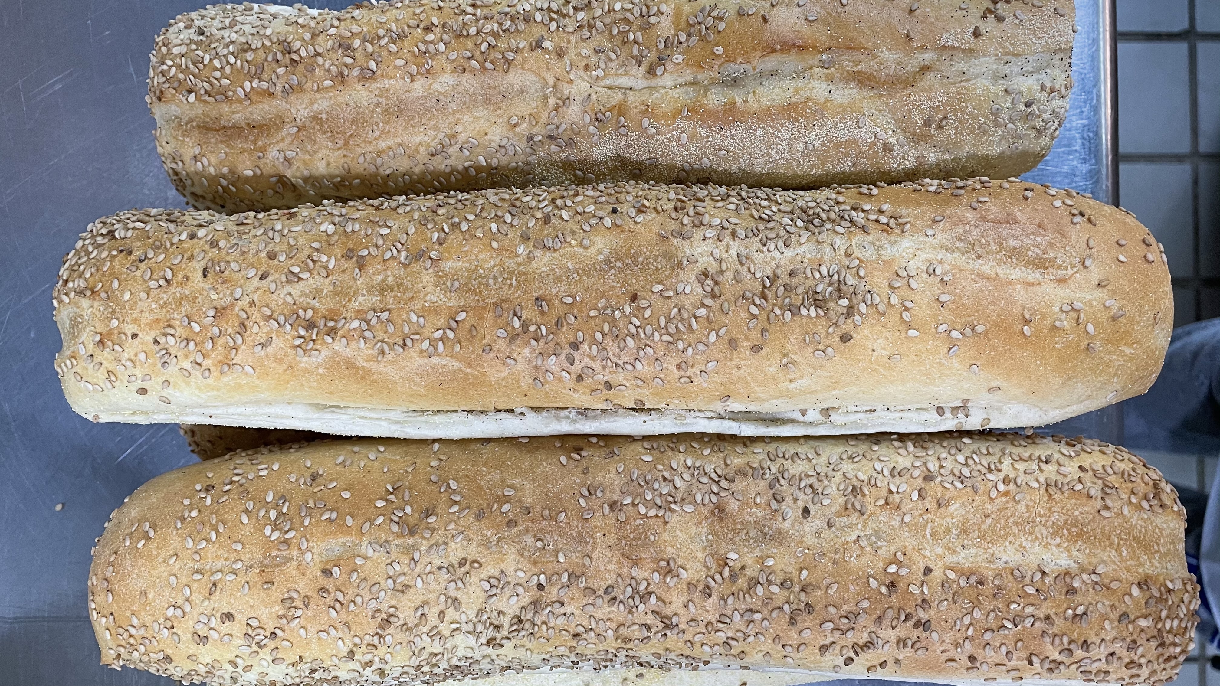 Order Seeded Hoagie Roll by Carangi  food online from The Kibitz Room store, Cherry Hill on bringmethat.com