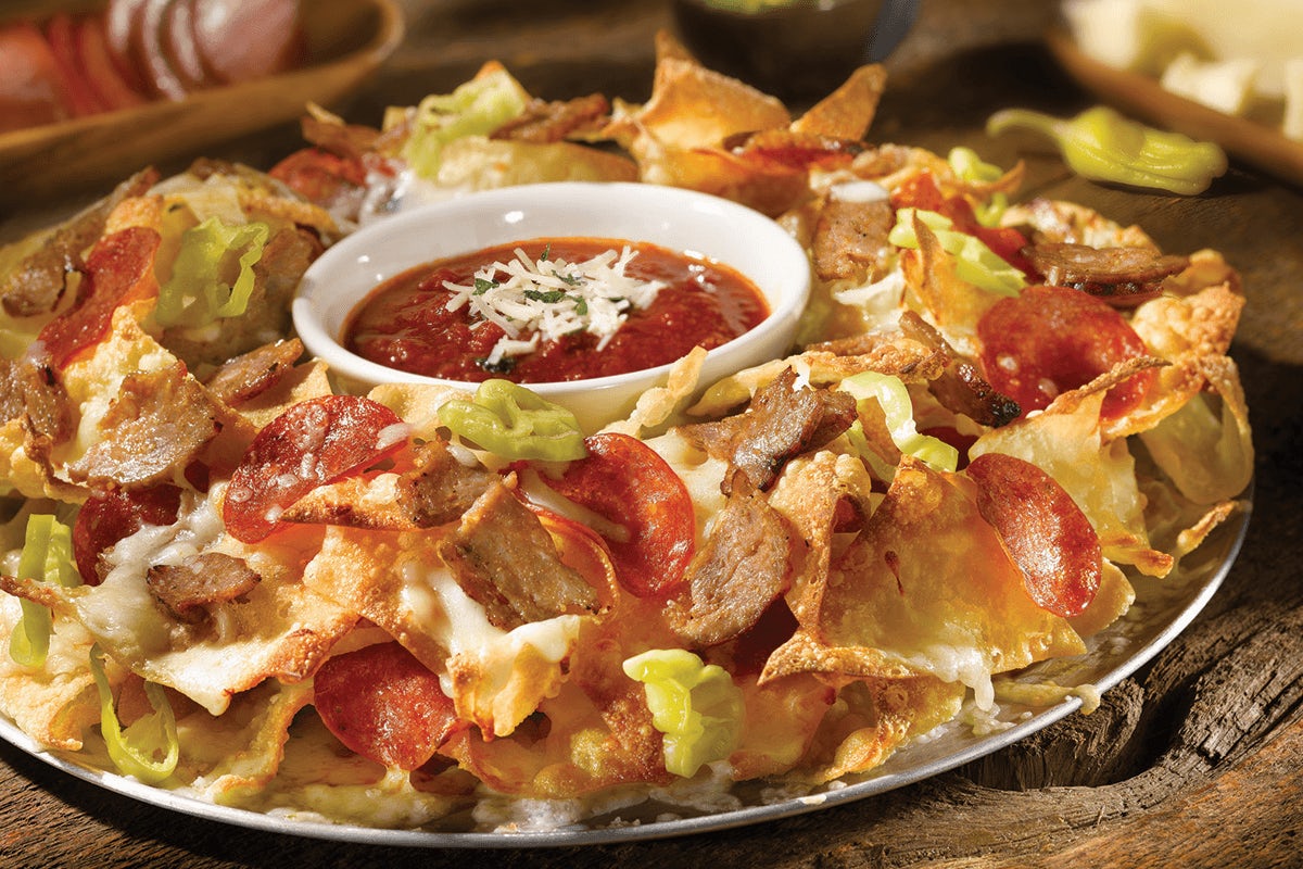 Order ITALIAN NACHOS food online from Old Chicago 66 store, Lakewood on bringmethat.com