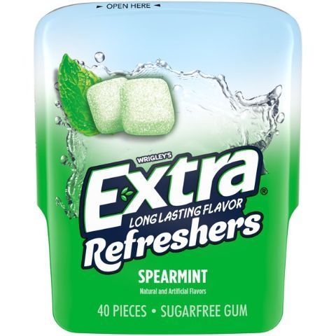 Order Extra Refreshers Chewing Gum Spearmint 40 Count food online from 7-Eleven store, Wakefield on bringmethat.com