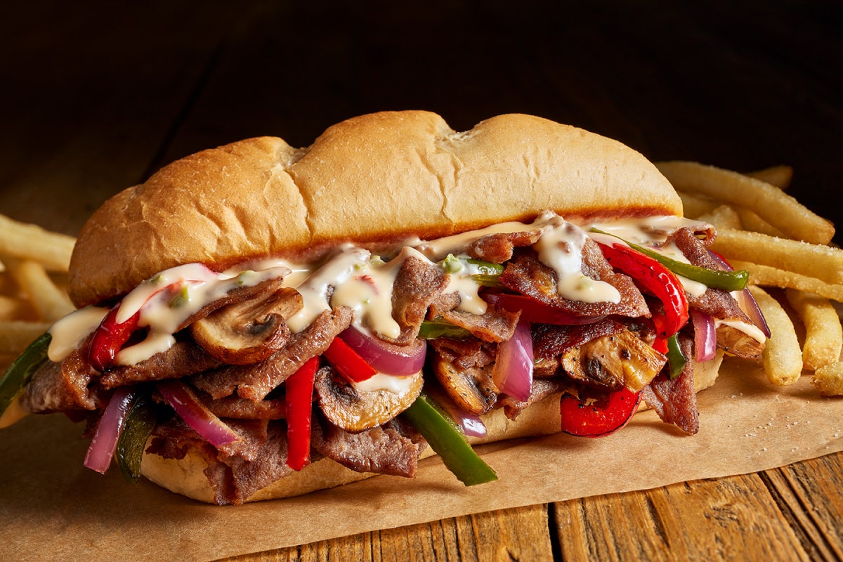 Order Philly Cheesesteak Hoagie food online from Ruby Tuesday store, Thomasville on bringmethat.com