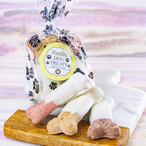 Order Vanilla Large Dog Treats, 2 Bags food online from Wockenfuss Candies store, Columbia on bringmethat.com