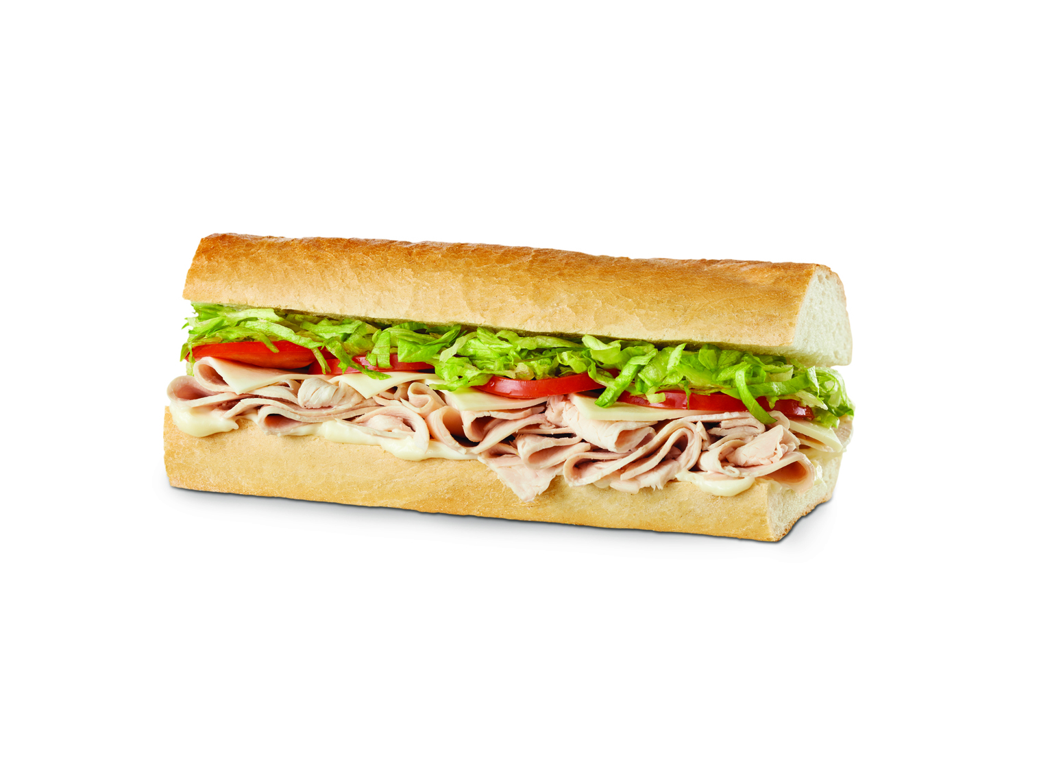 Order Turkey & Cheese (Small) food online from Dangelo Sandwich Shop store, Chicopee on bringmethat.com