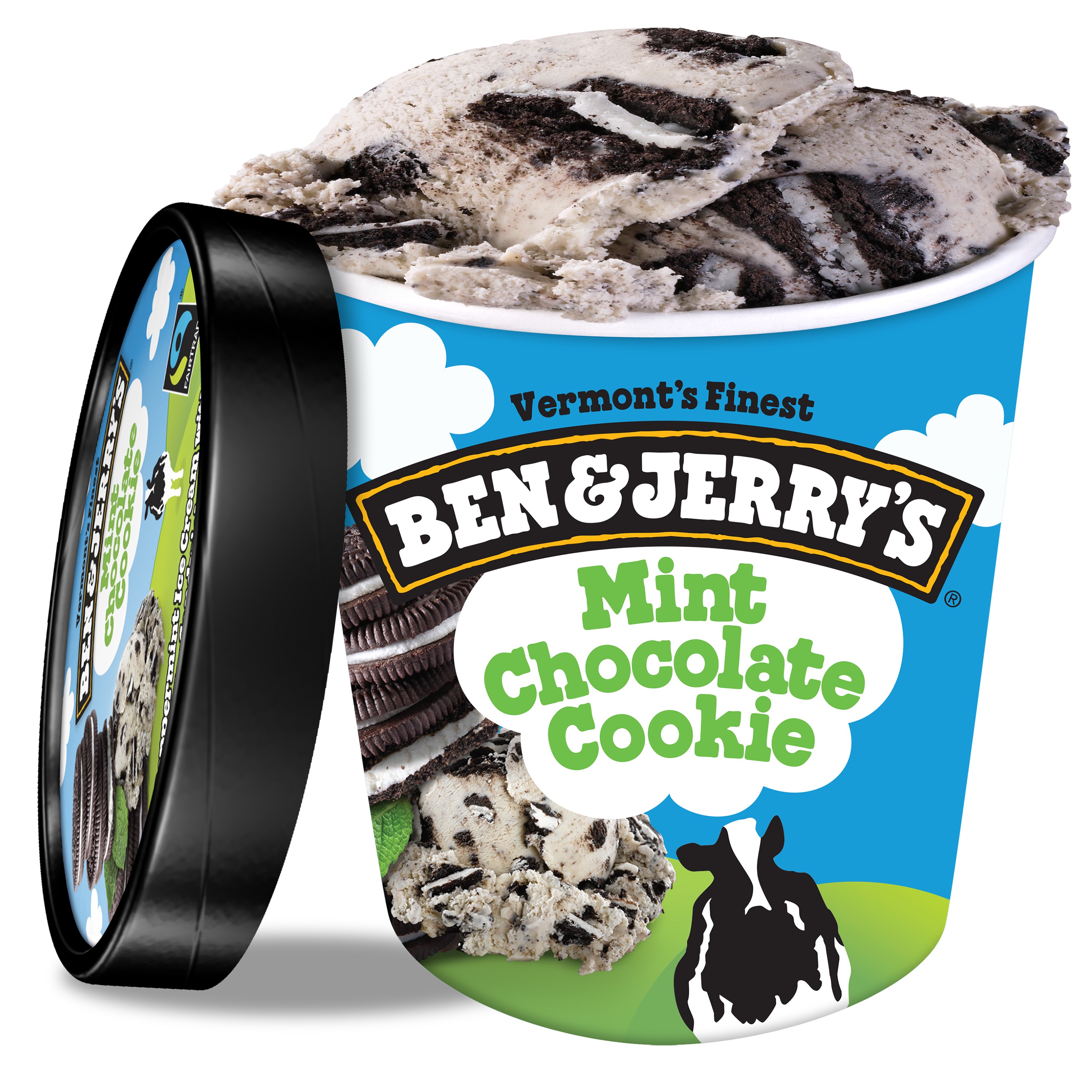 Order Ben & Jerry's Mint Chocolate Cookie Pint food online from The Ice Cream Shop store, Diamond Springs on bringmethat.com