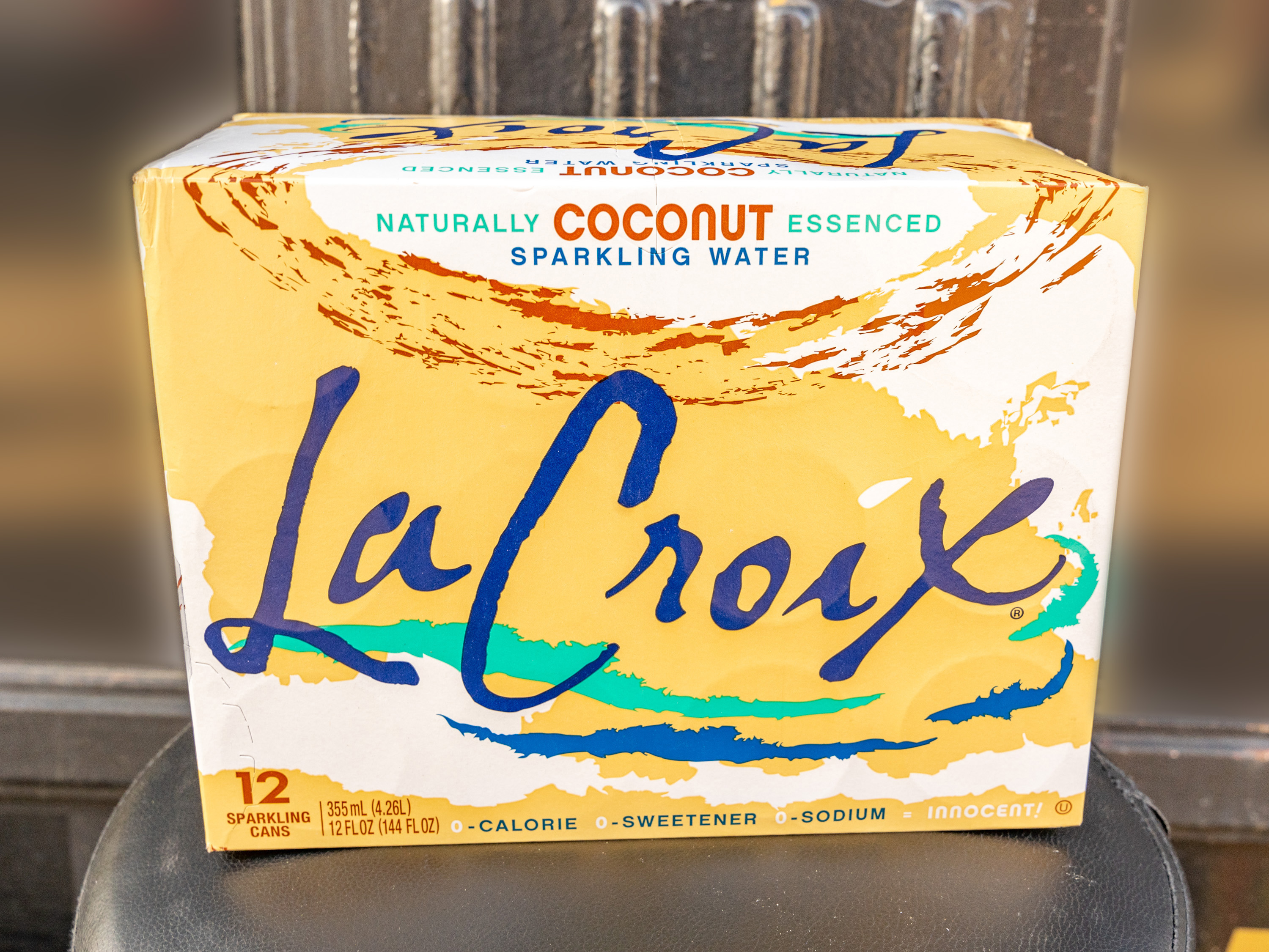 Order Lacroix Coconut Sparkling Water - 12pk can food online from Grocery Shopping Center store, Brooklyn on bringmethat.com