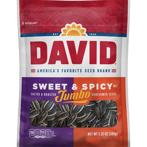 Order David Jumbo Sweet & Spicy Sunflower Seeds 5.25oz food online from 7-Eleven store, Charlotte on bringmethat.com