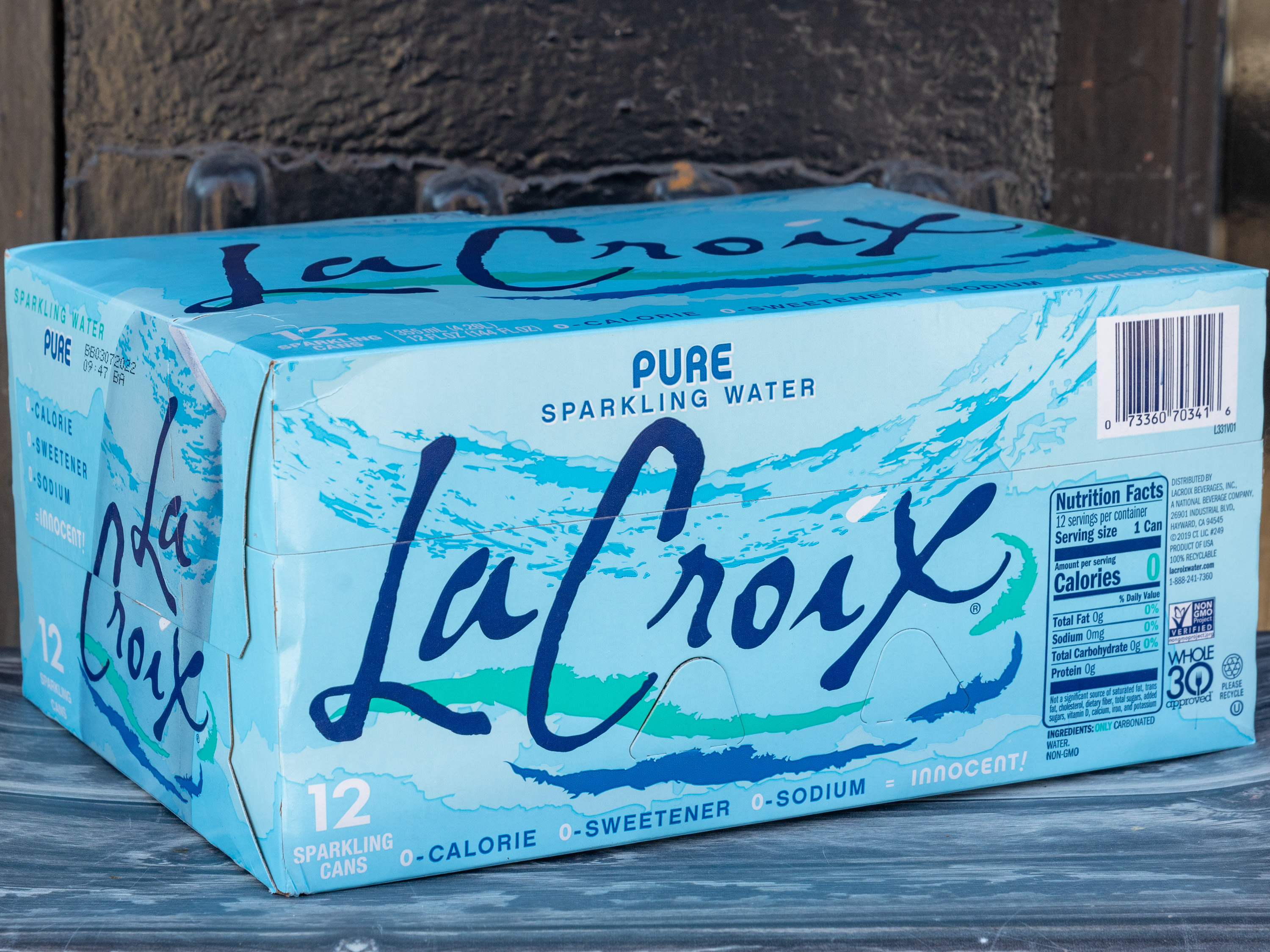 Order Lacroix Hi-Biscus  Sparkling Water -   12pk can  food online from Grocery Shopping Center store, Brooklyn on bringmethat.com