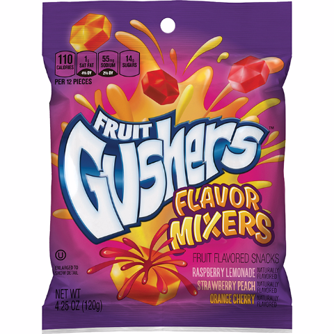 Order Fruit Gushers Flavor Mixers 4.25oz food online from Circle K And Liquors store, Fontana on bringmethat.com