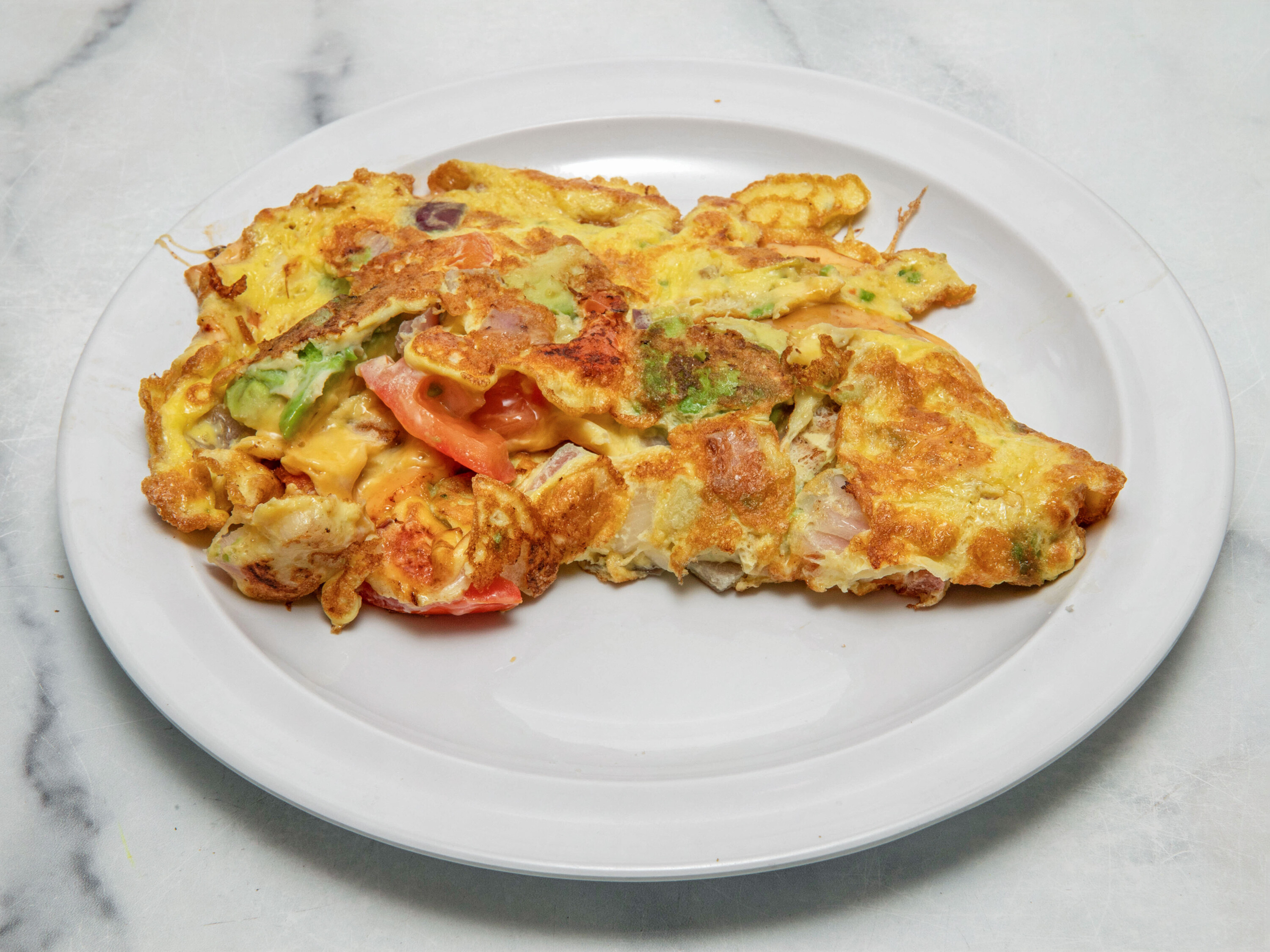 Order California Omelette Plate Sandwich food online from NYC Bagel and Coffee House store, Queens on bringmethat.com