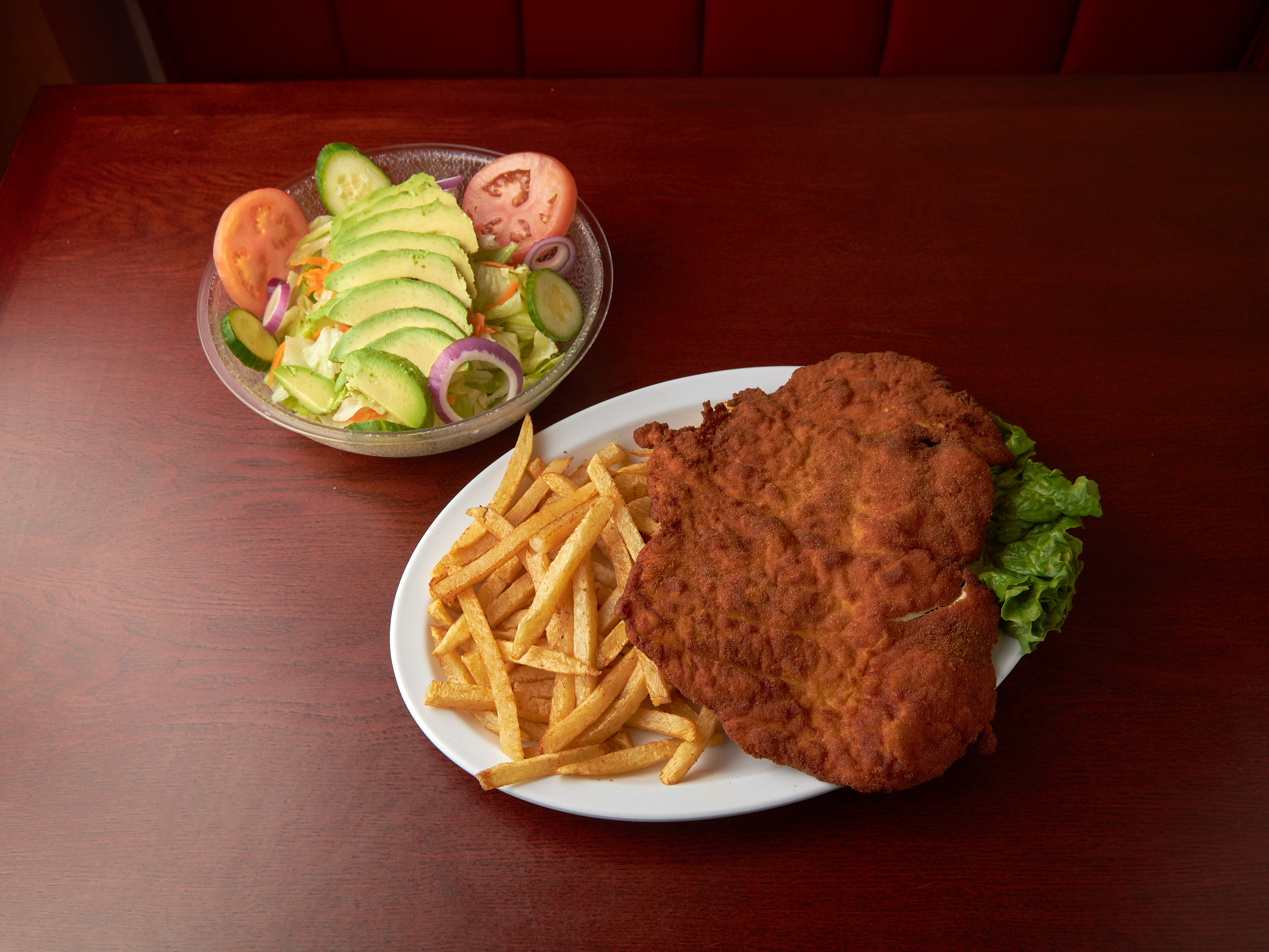 Order Milanesa de Pollo food online from Don Miguel Restaurant store, Jamaica on bringmethat.com