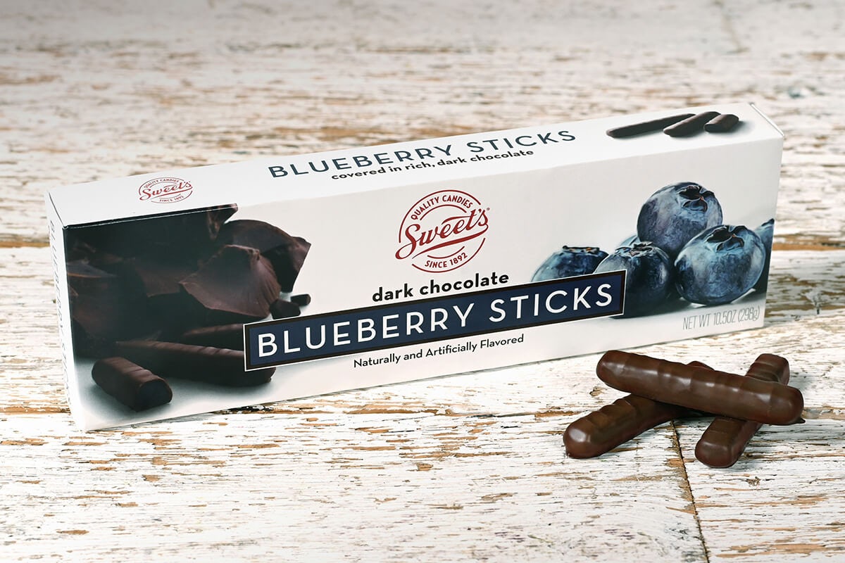 Order Dark Chocolate Blueberry Sticks food online from Cracker Barrel store, Rochester on bringmethat.com