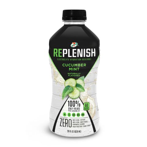 Order 7-Select Replenish Cucumber Mint 28oz food online from 7-Eleven store, Willis on bringmethat.com