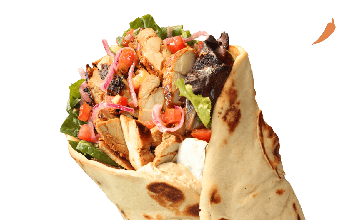 classic shawarma (signature wrap) from Mezeh Blacksburg