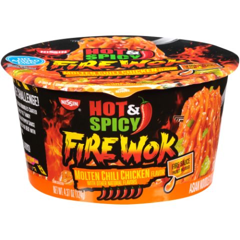 Order Nissin Fire Wok Molten Chile Chicken 4.37oz food online from 7-Eleven store, Arlington on bringmethat.com