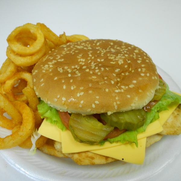 Order Buffalo Burger food online from 4 Seasons Cafe store, Newark on bringmethat.com