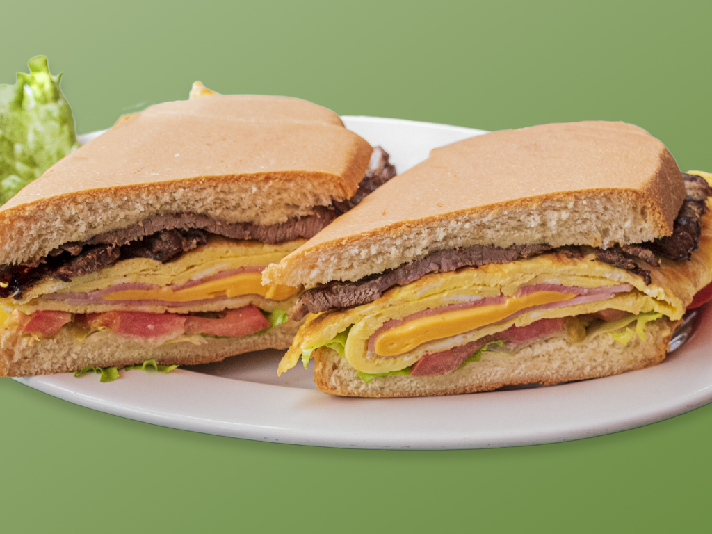 Order 8 Sandwich de bistec food online from Cositas Ricas Corp store, Queens on bringmethat.com