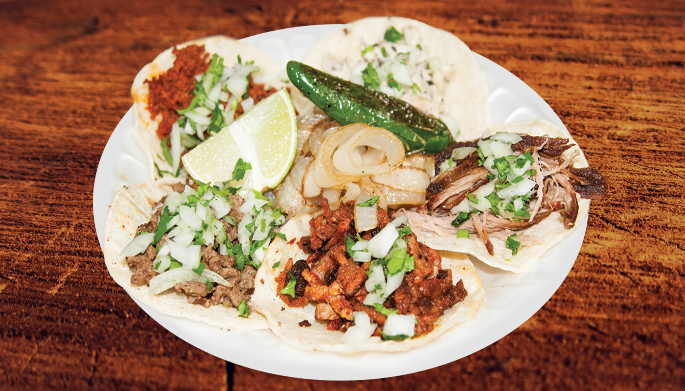 Order 4 Carne Asada tacos food online from Pacheco Tacos store, Los Angeles on bringmethat.com