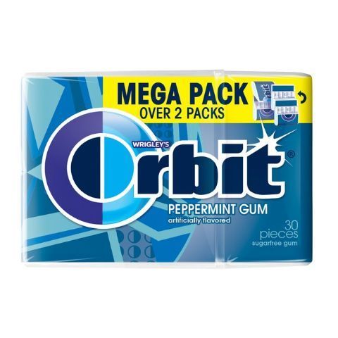 Order Orbit Sugar Free Gum Peppermint 30 Pieces food online from 7-Eleven store, Wakefield on bringmethat.com