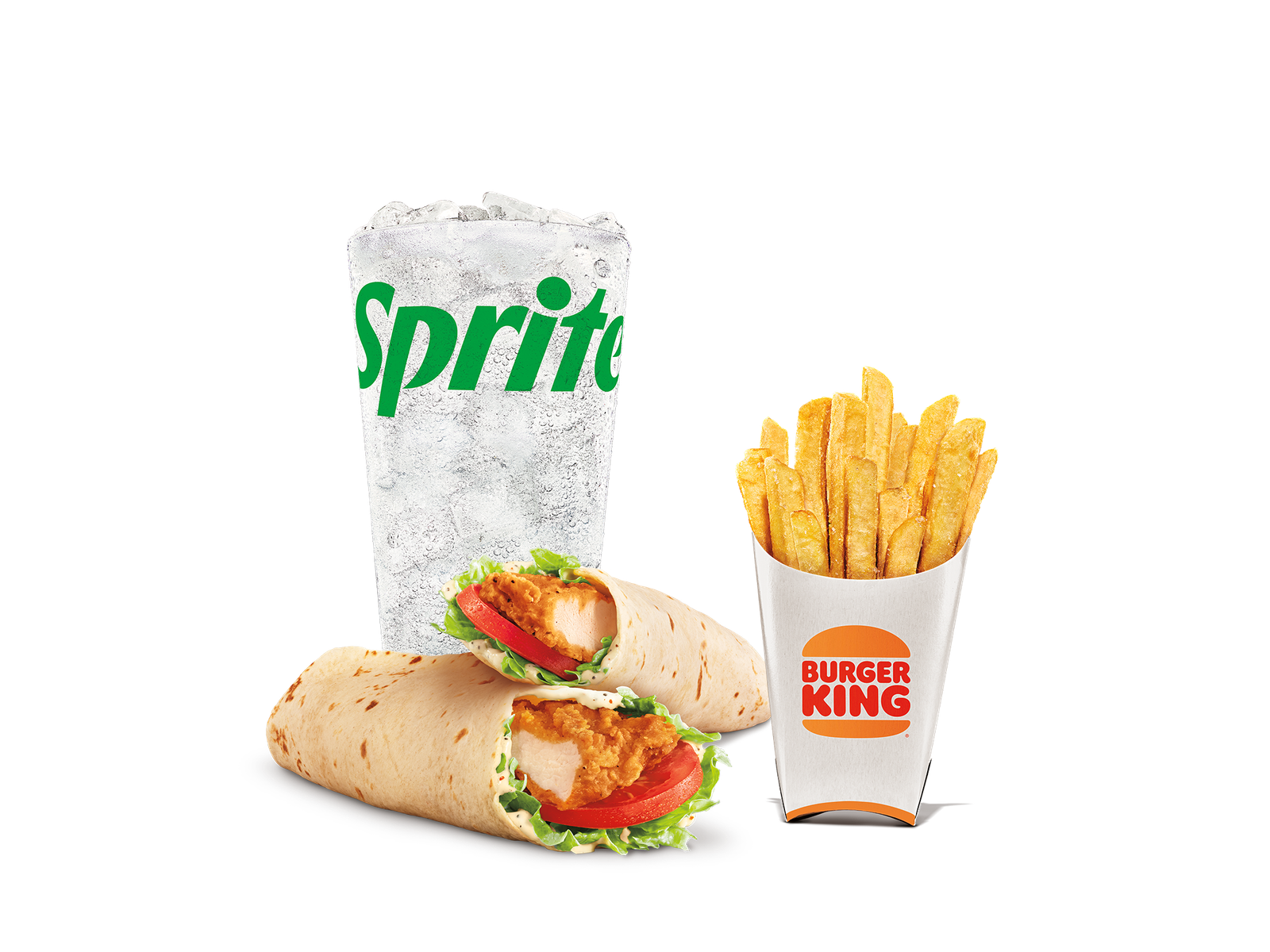 Two Royal Crispy Wraps Meal