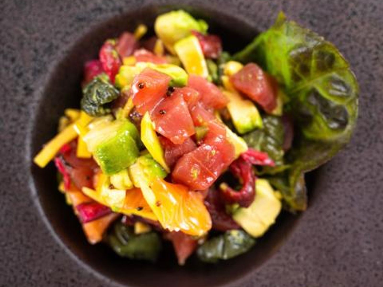 Order Poke Salad food online from Takumi Hibachi Sushi & Lounge store, Bay Shore on bringmethat.com