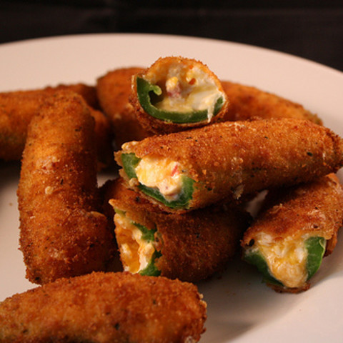 Order Fried Stuffed jalapeno (8Pcs) food online from Lava Lounge Too store, Dearborn Heights on bringmethat.com