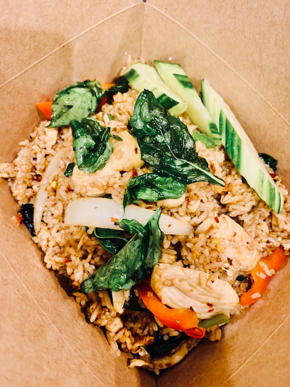 Order Ka Pow Fried Rice food online from Be More Thai store, Baltimore on bringmethat.com