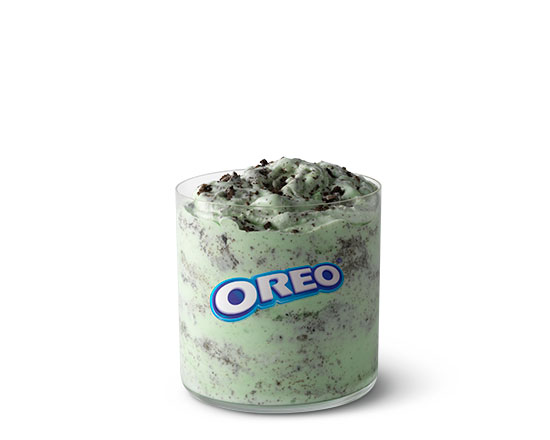 Order Snack Oreo Shamrock McFlurry food online from McDonald's store, Anchorage on bringmethat.com