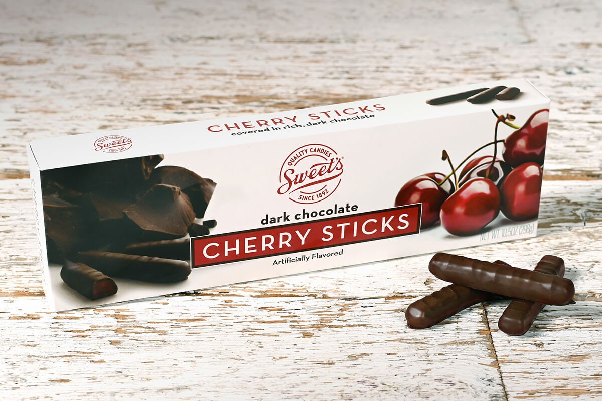 Order Dark Chocolate Cherry Sticks food online from Cracker Barrel store, Rochester on bringmethat.com