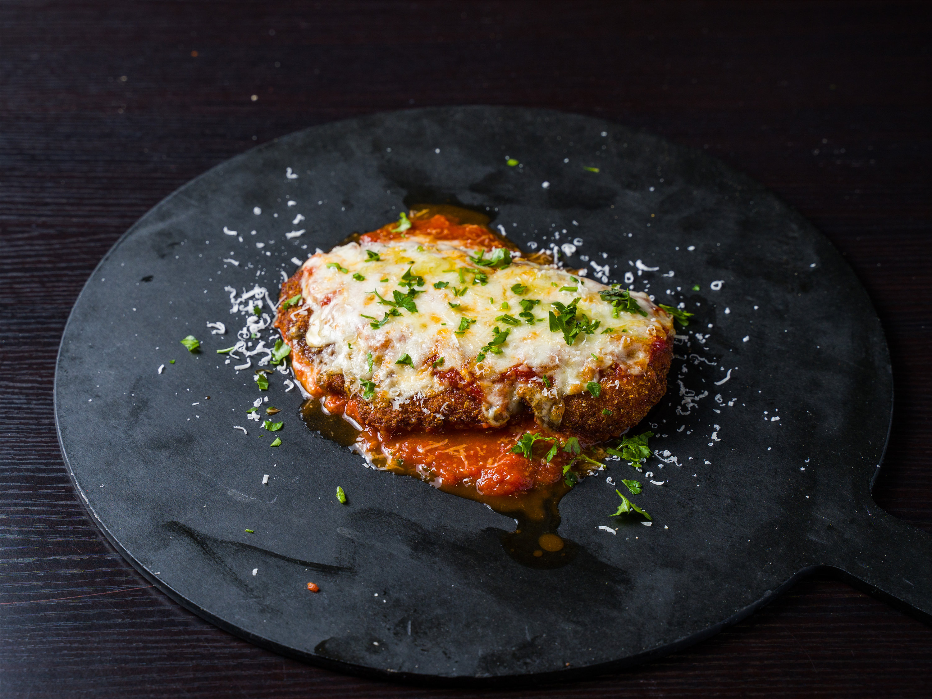 Order Traditional Chicken Parmesan Dinner food online from 3 Brothers of RVC store, Rockville Centre on bringmethat.com