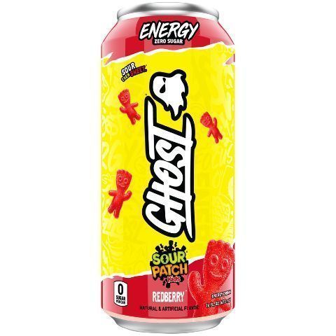 Order Ghost Energy Sour Patch Redberry 16oz food online from 7-Eleven store, Lynchburg on bringmethat.com