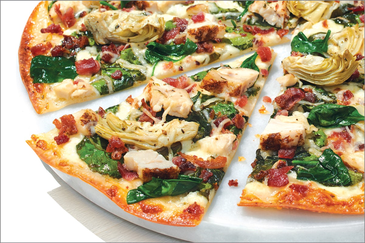 Order Chicken Bacon Artichoke - Baking Required food online from Papa Murphy's Pizza store, Salt Lake City on bringmethat.com