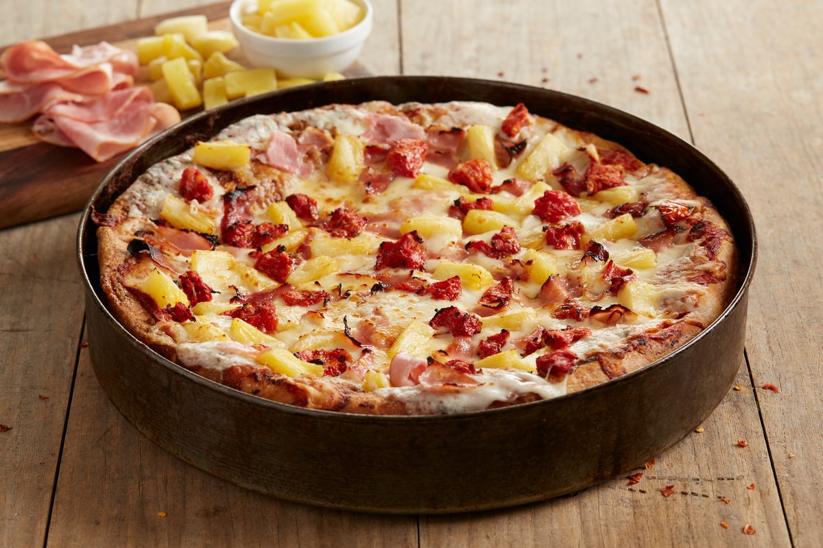 Order Sweet Pig® Pizza - Shareable food online from BJ's Restaurant & Brewhouse store, Waco on bringmethat.com