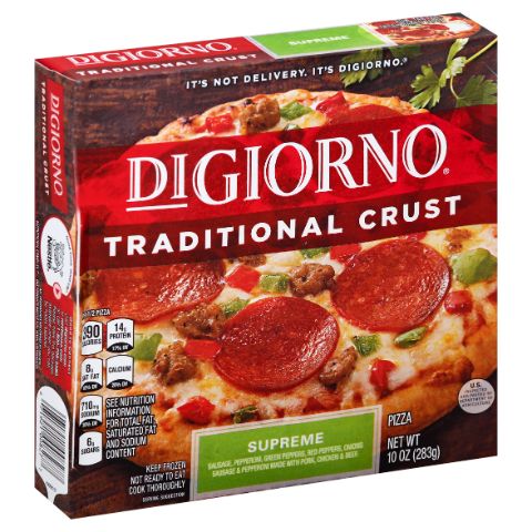 Order DiGiorno For One Supreme Pizza 10oz food online from 7-Eleven store, Philadelphia on bringmethat.com