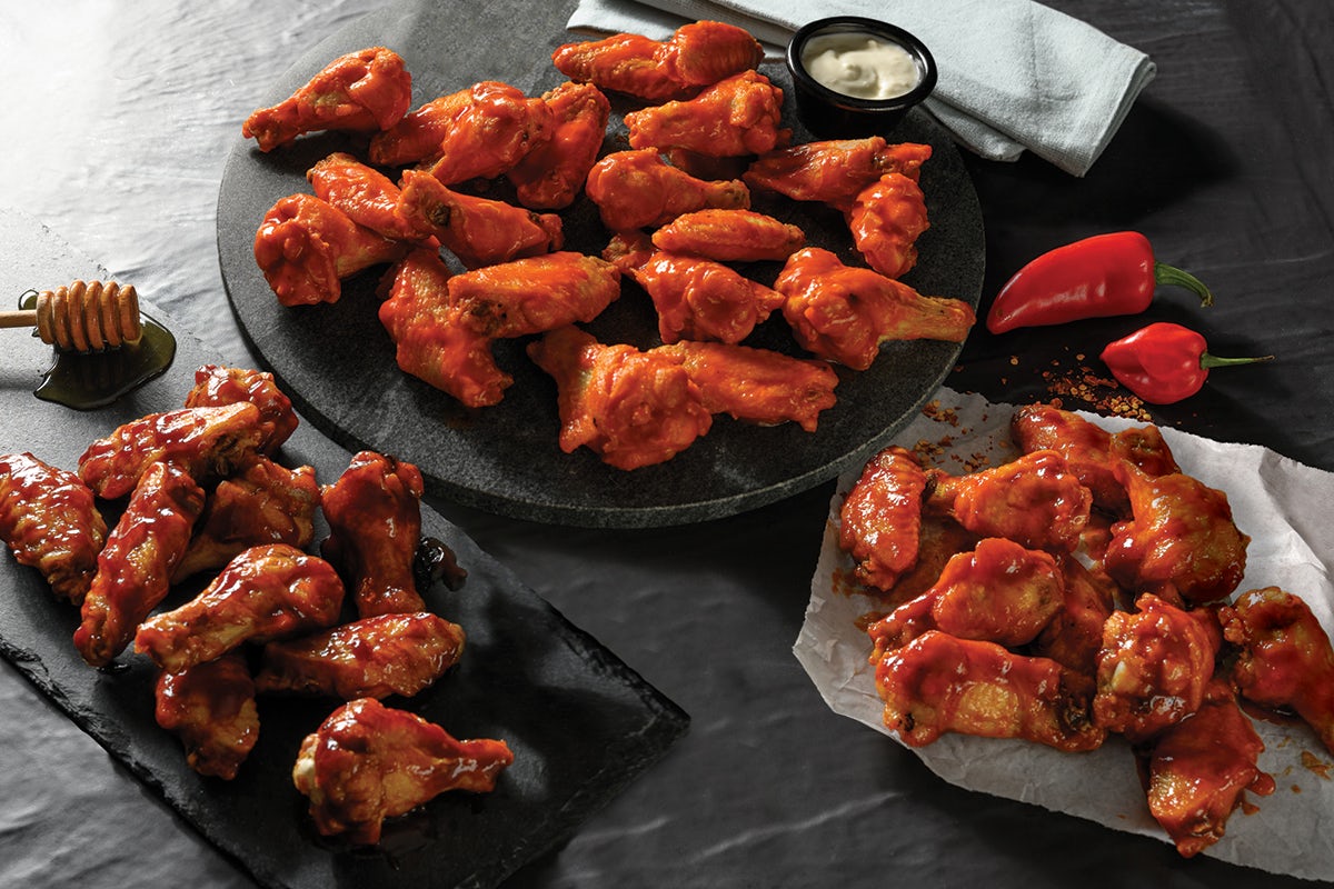Order 40 Traditional Bone-In Wings food online from Fazoli store, Atlanta on bringmethat.com