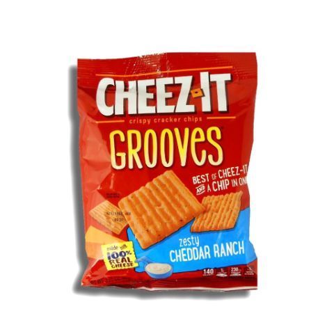Order Cheez-It Grooves Zesty Cheddar 3.3oz food online from 7-Eleven store, Bellflower on bringmethat.com