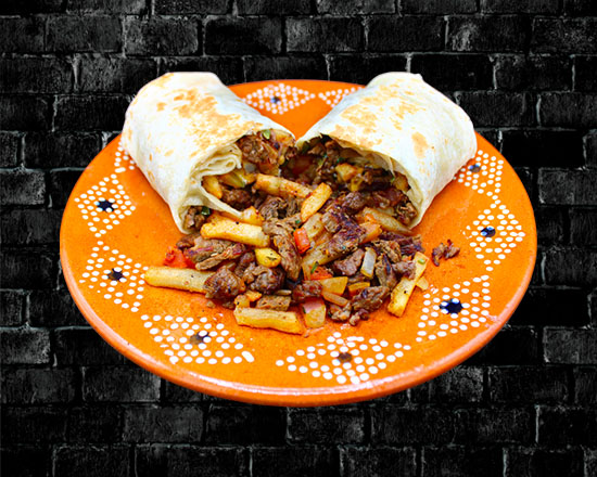 Order California Burrito food online from Rivas Mexican Grill#4 store, Henderson on bringmethat.com