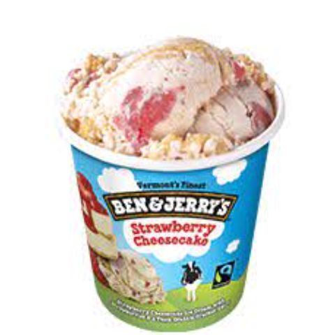 Order Ben & Jerry's Strawberry Cheesecake Pint food online from 7-Eleven store, Willis on bringmethat.com